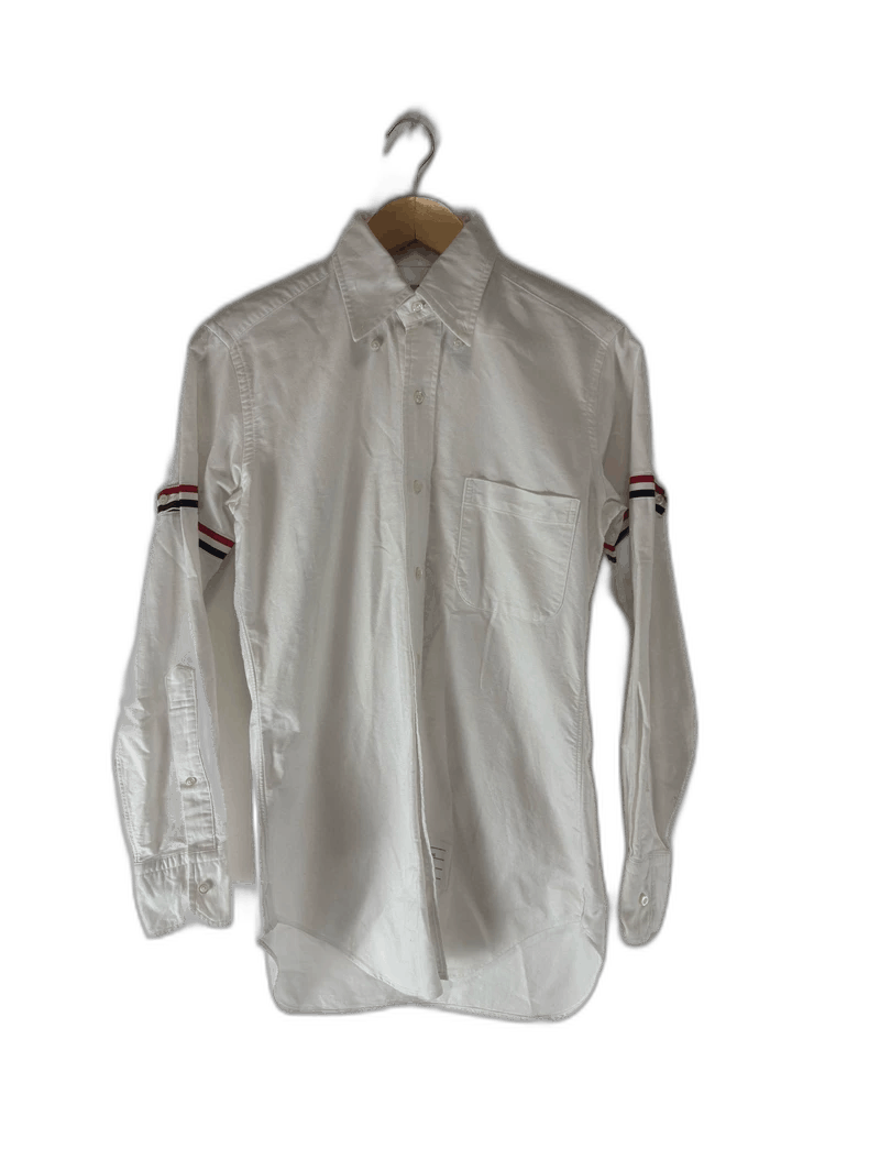 Thom Browne Thom Browne Long Sleeve Button Up Shirt Size US XS / EU 42 / 0 - 1 Thumbnail
