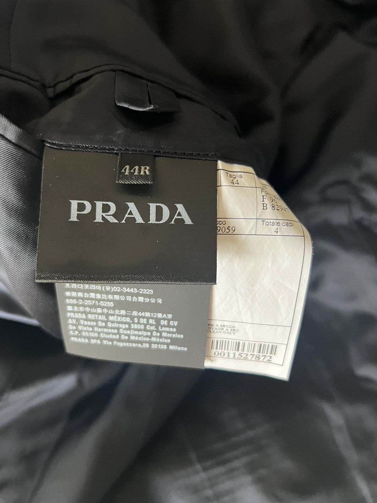 Prada Prada Men‘s Navy Suit Size 44R - 7 Thumbnail