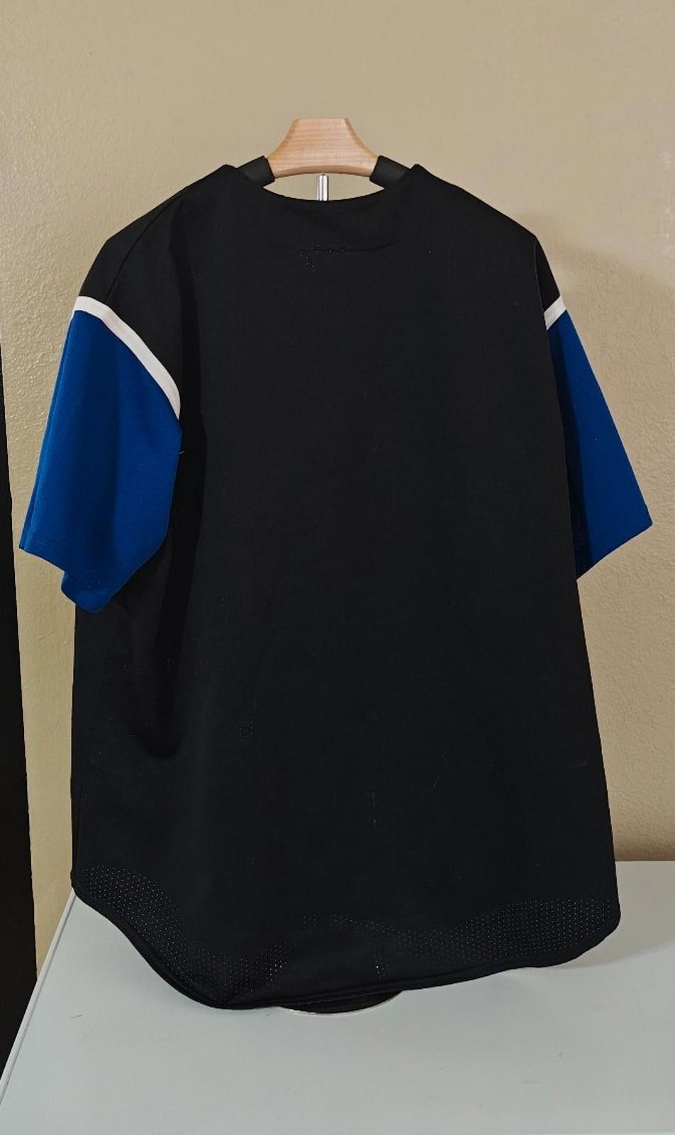 Majestic 1990's Majestic New York Mets Big Patches Black Jersey Size US XXL / EU 58 / 5 - 2 Thumbnail