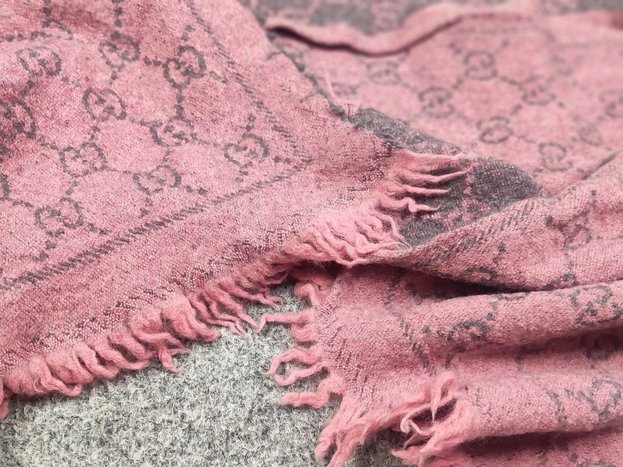 Gucci Gucci GG Monogram Authentic double-sided wool scarf Size ONE SIZE - 13 Thumbnail