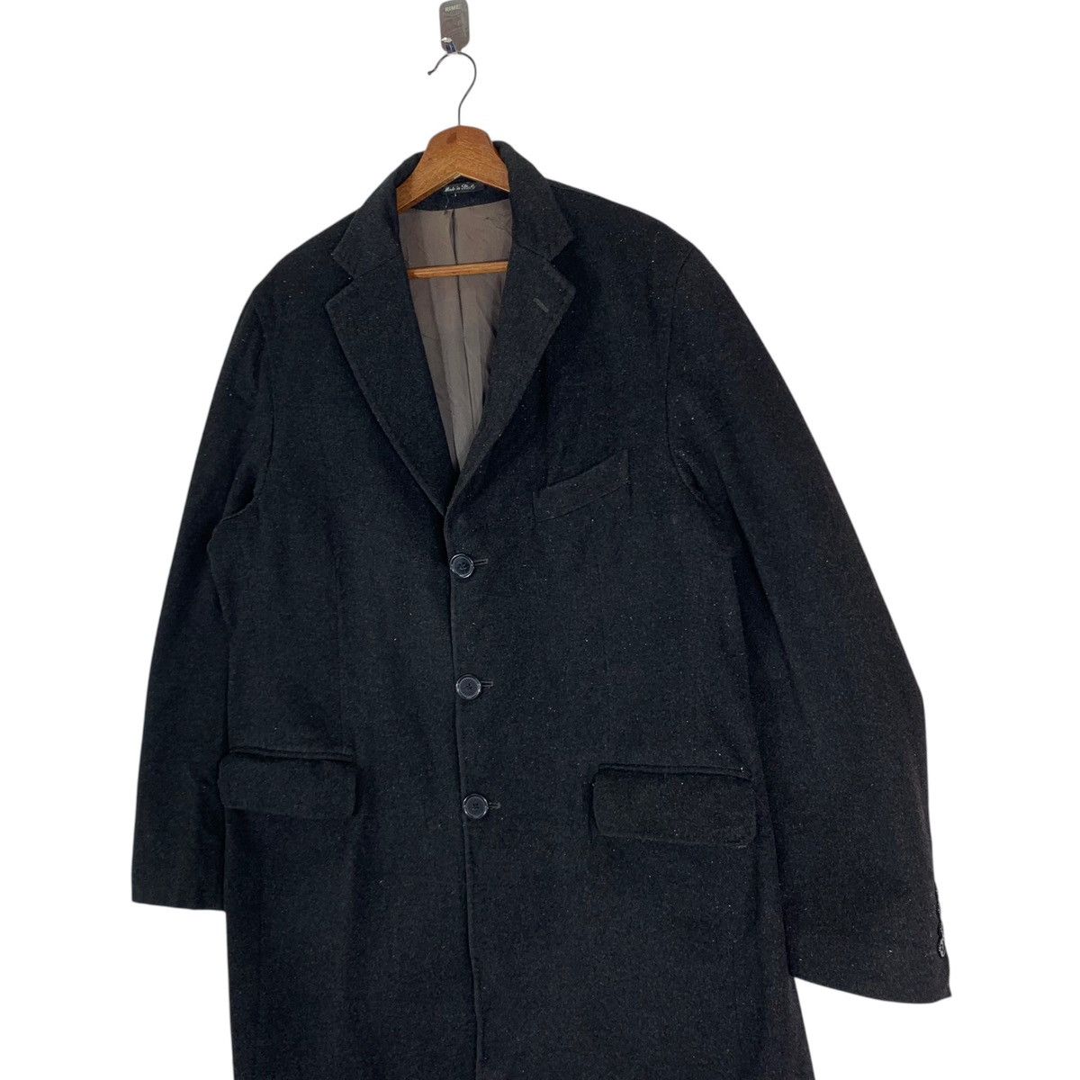 Loro Piana VINTAGE LORO PIANA WOOL OVERCOAT JACKET Size US L / EU 52-54 / 3 - 4 Thumbnail