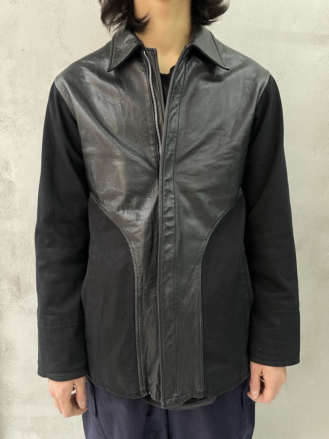 Yohji Yamamoto Y’s for men Yohji Yamamoto Leather Jacket Size US L / EU 52-54 / 3 - 2 Thumbnail