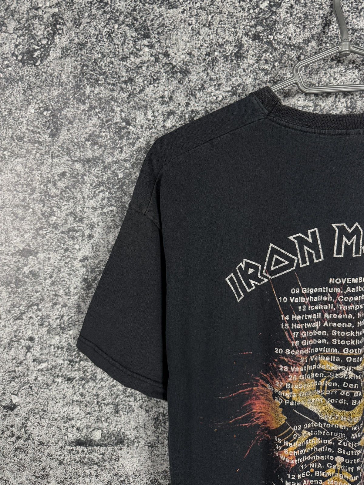 Iron Maiden Iron Maiden Vintage Band Tour Tee A Matter Of Life And Death Size US XL / EU 56 / 4 - 18 Thumbnail