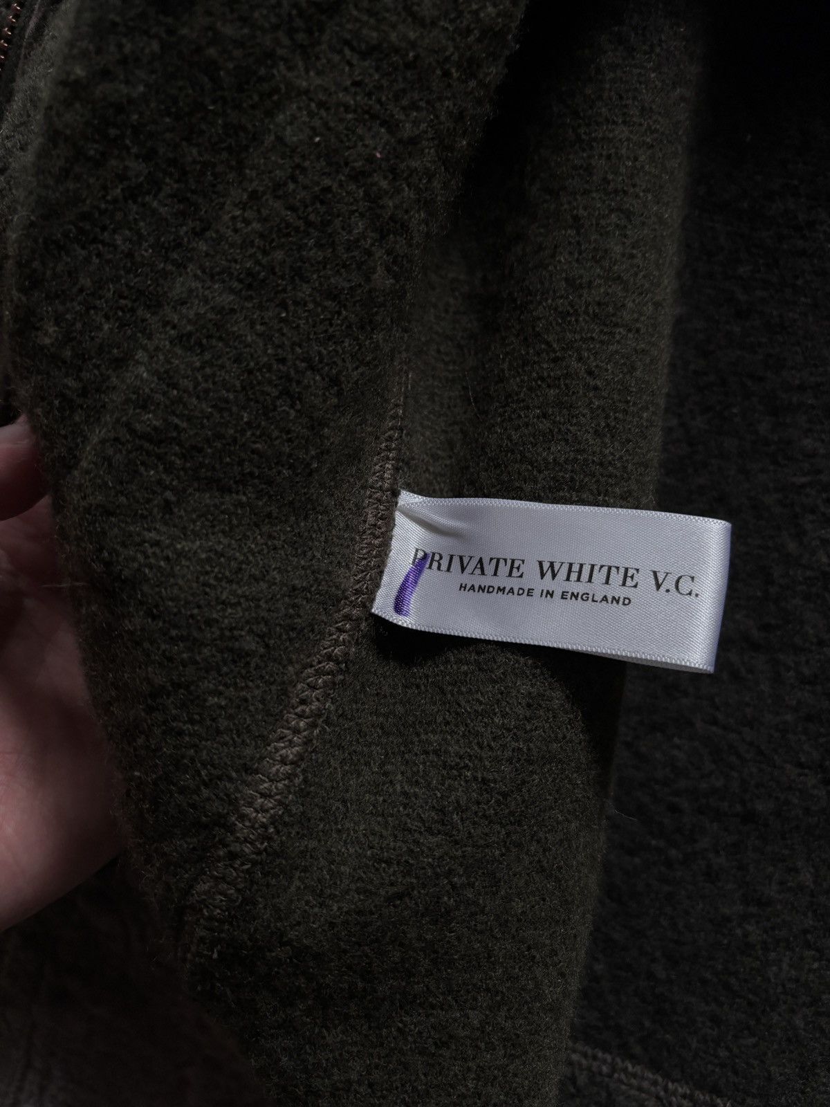 Private White V.C. Private White V.C. Shell-Trimmed Wool fleece Jacket Size US M / EU 48-50 / 2 - 12 Thumbnail