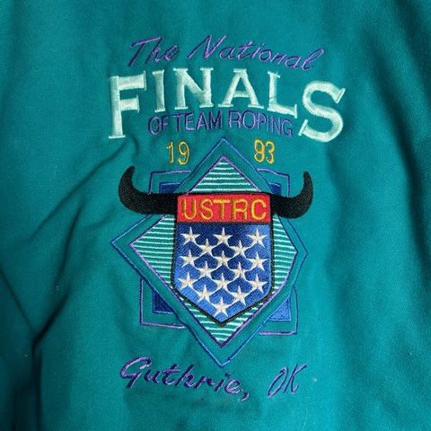 Other Bee Wild Jacket Color Block National Finals Team Roping 90s Size US XL / EU 56 / 4 - 4 Thumbnail