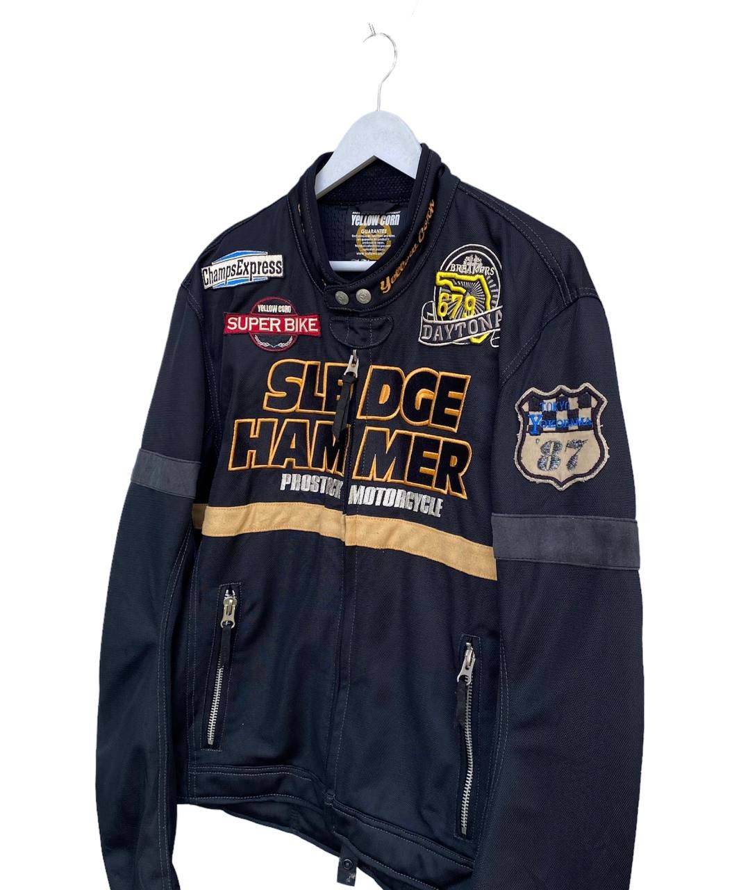 YELLOW CORN RARE YELLOWCORN Sledge Hammer Racing embroidered logo Size US XL / EU 56 / 4 - 3 Thumbnail