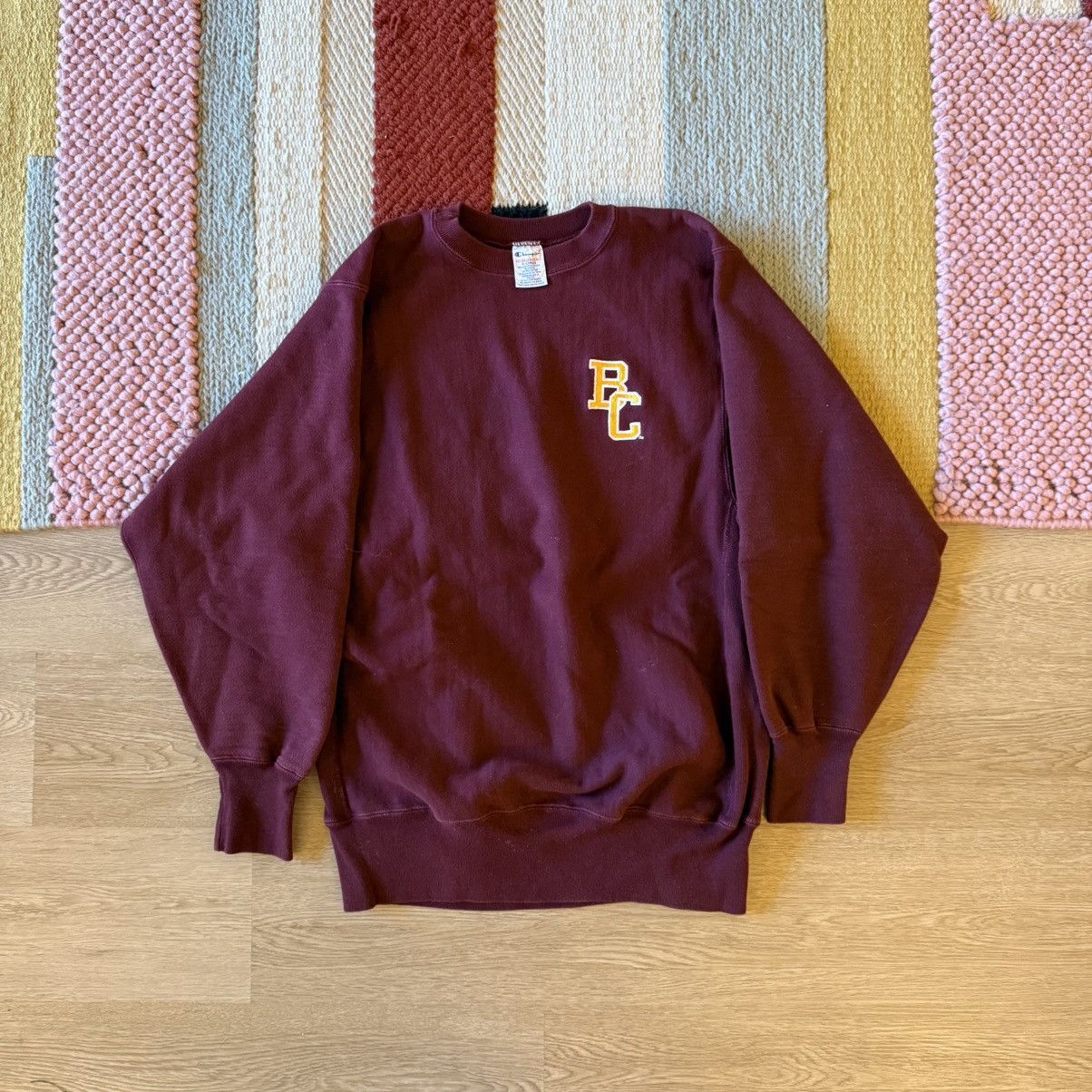 Champion Vintage 90s Champion Boston College Reverse Weave Crewneck Size US XL / EU 56 / 4 - 1 Thumbnail