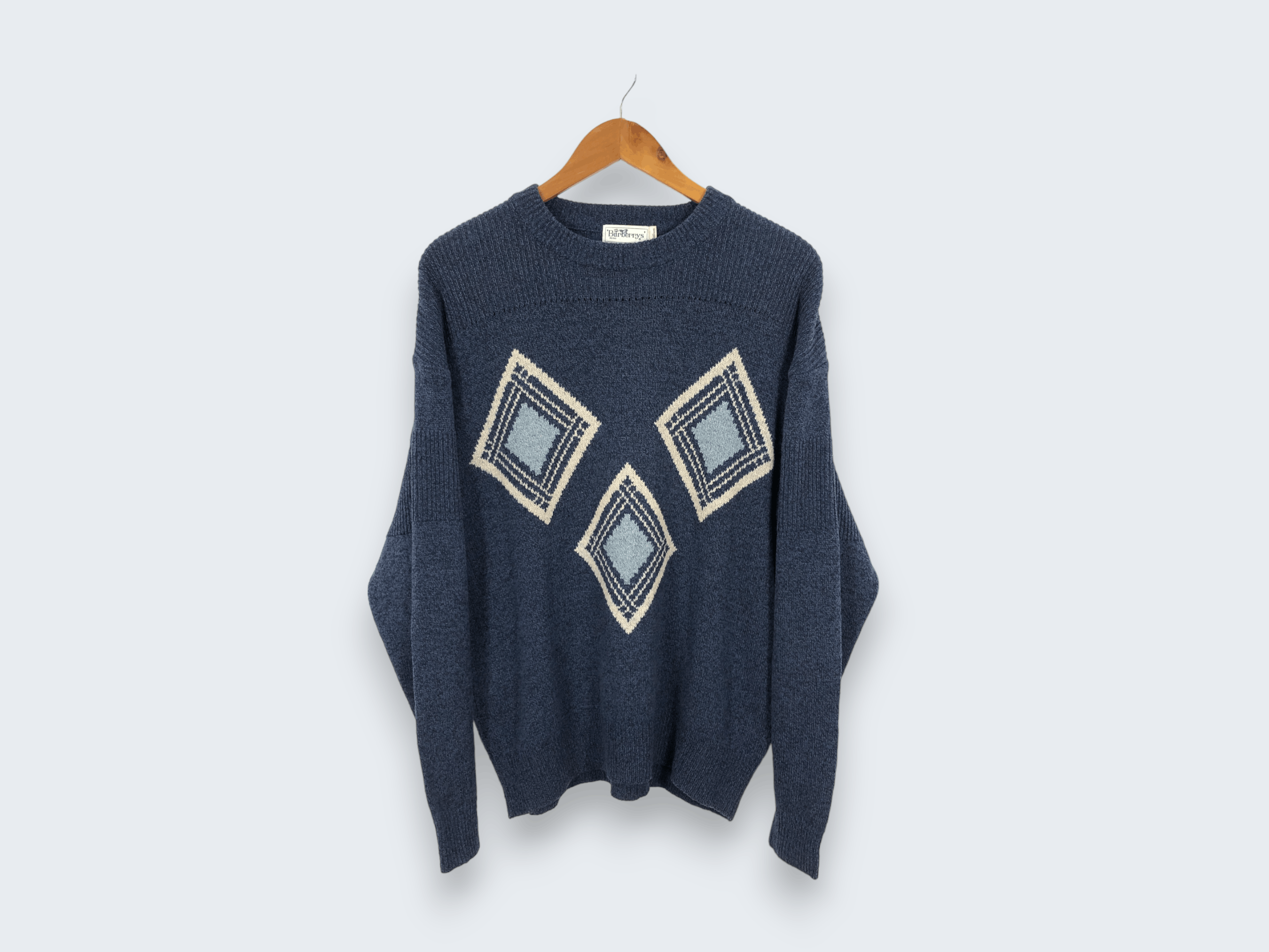 Burberry Vintage 90s Burberry Knitwear Size US M / EU 48-50 / 2 - 2 Thumbnail