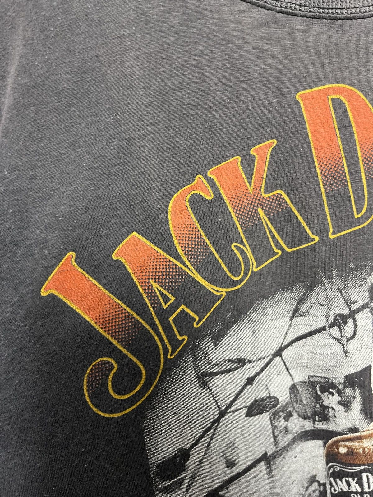 Vintage Vintage 80s Jack Daniel’s worn to perfection sun faded tee Size US XL / EU 56 / 4 - 5 Thumbnail