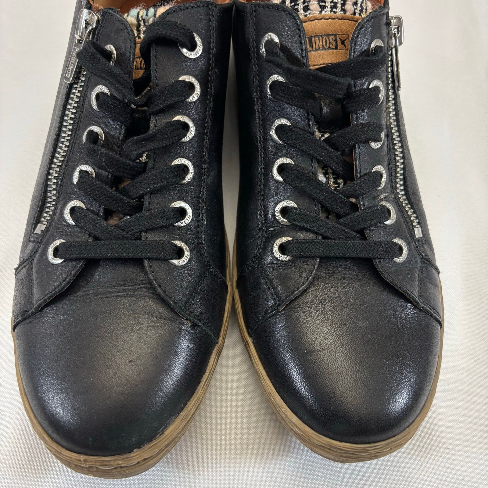 Other Pikolinos Lagos 901 Leather Sneakers Side Zip EU Size 41 Size US 10 / IT 40 - 4 Thumbnail