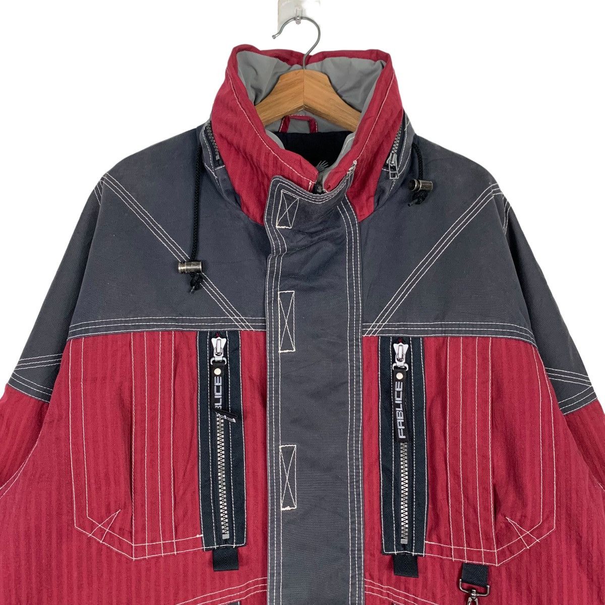Vintage 90's FABLICE Champion Team Multi Pocket Jacket #0262-C12 Size US L / EU 52-54 / 3 - 3 Thumbnail