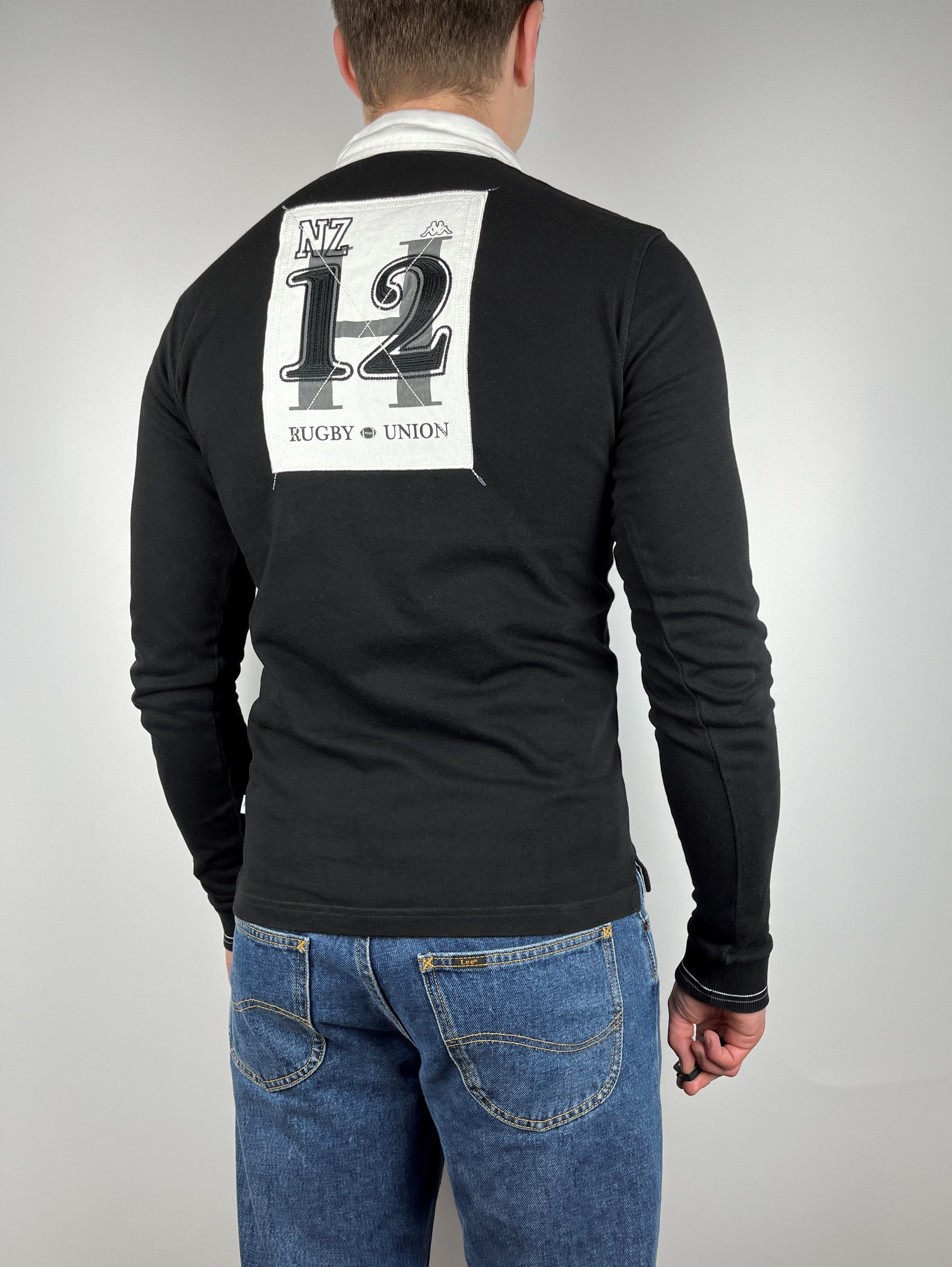 Canterbury of New Zealand × Kappa Kappa NZ New Zealand Rugby Union # 12 Polo Long Sleeve Shirt Size US S / EU 44-46 / 1 - 11 Thumbnail