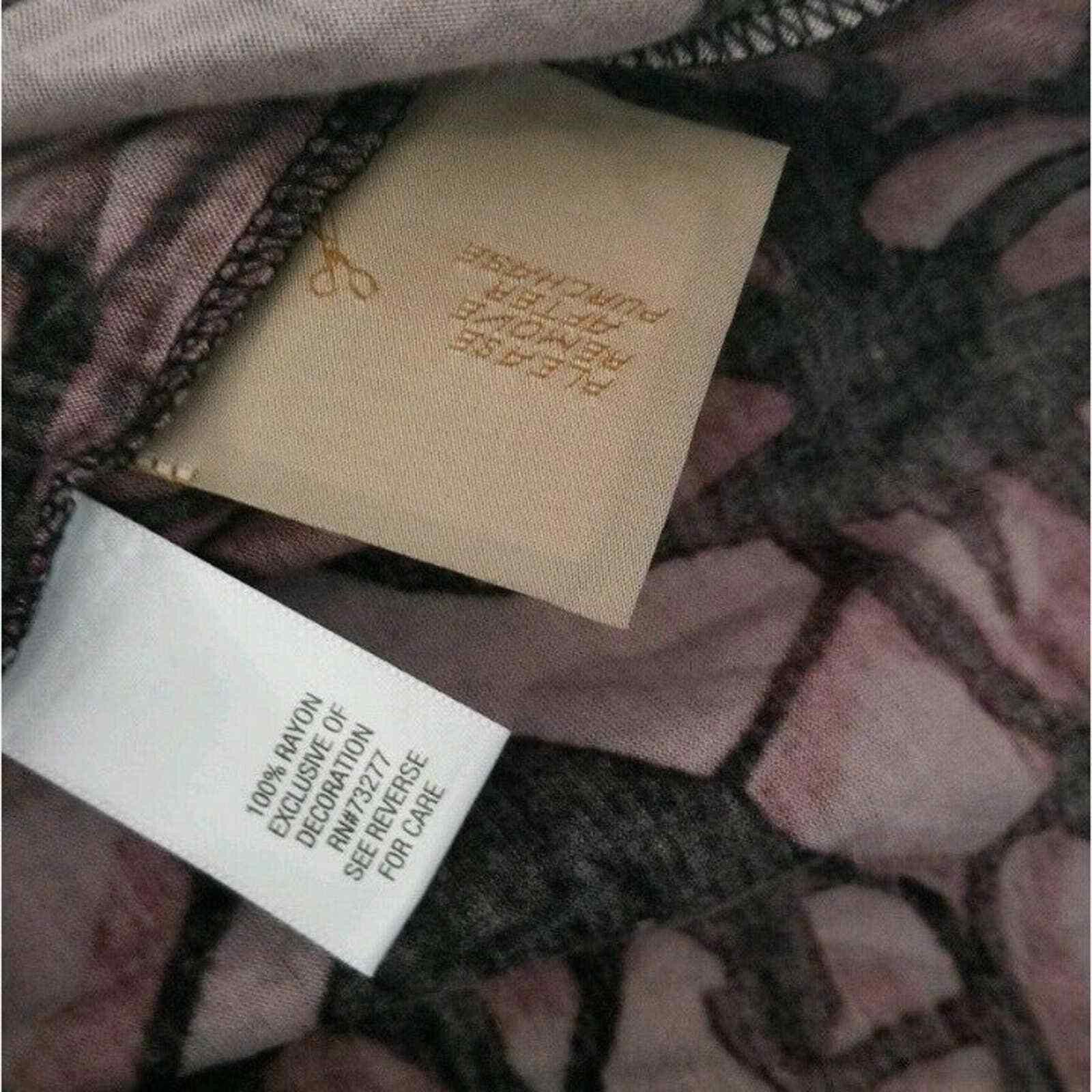 Other Simply Vera Wang XS Blouse Maroon Burgandy Sequin Detailing Size XS / US 0-2 / IT 36-38 - 4 Thumbnail