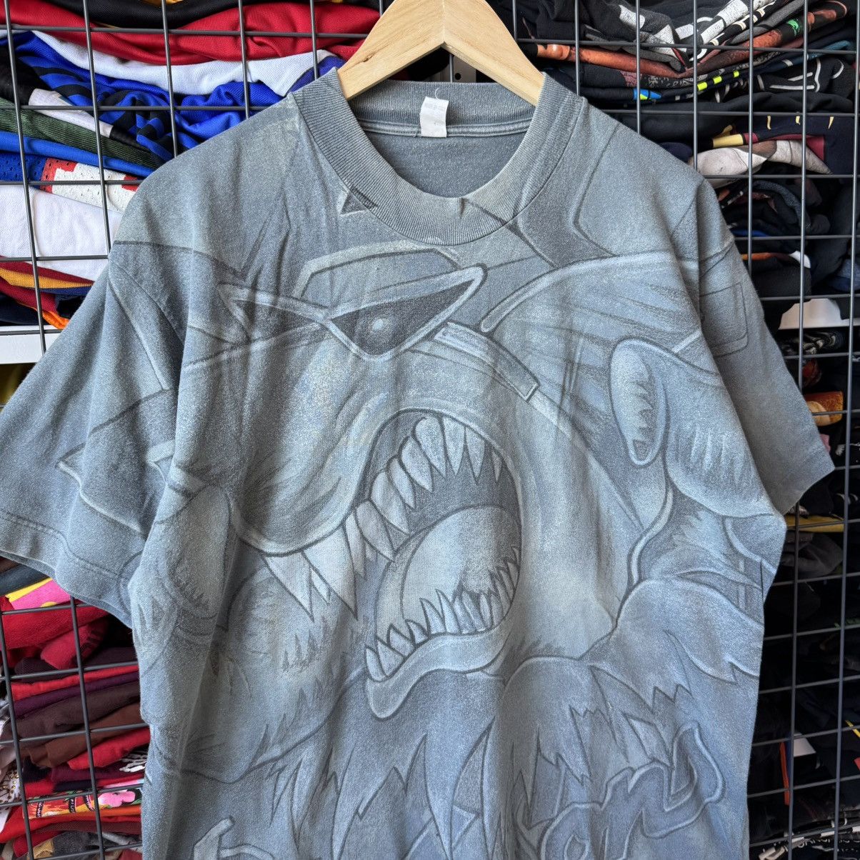 Vintage Vintage 90s Maui and Sons AOP Mosquitohead T-shirt Size US L / EU 52-54 / 3 - 7 Thumbnail