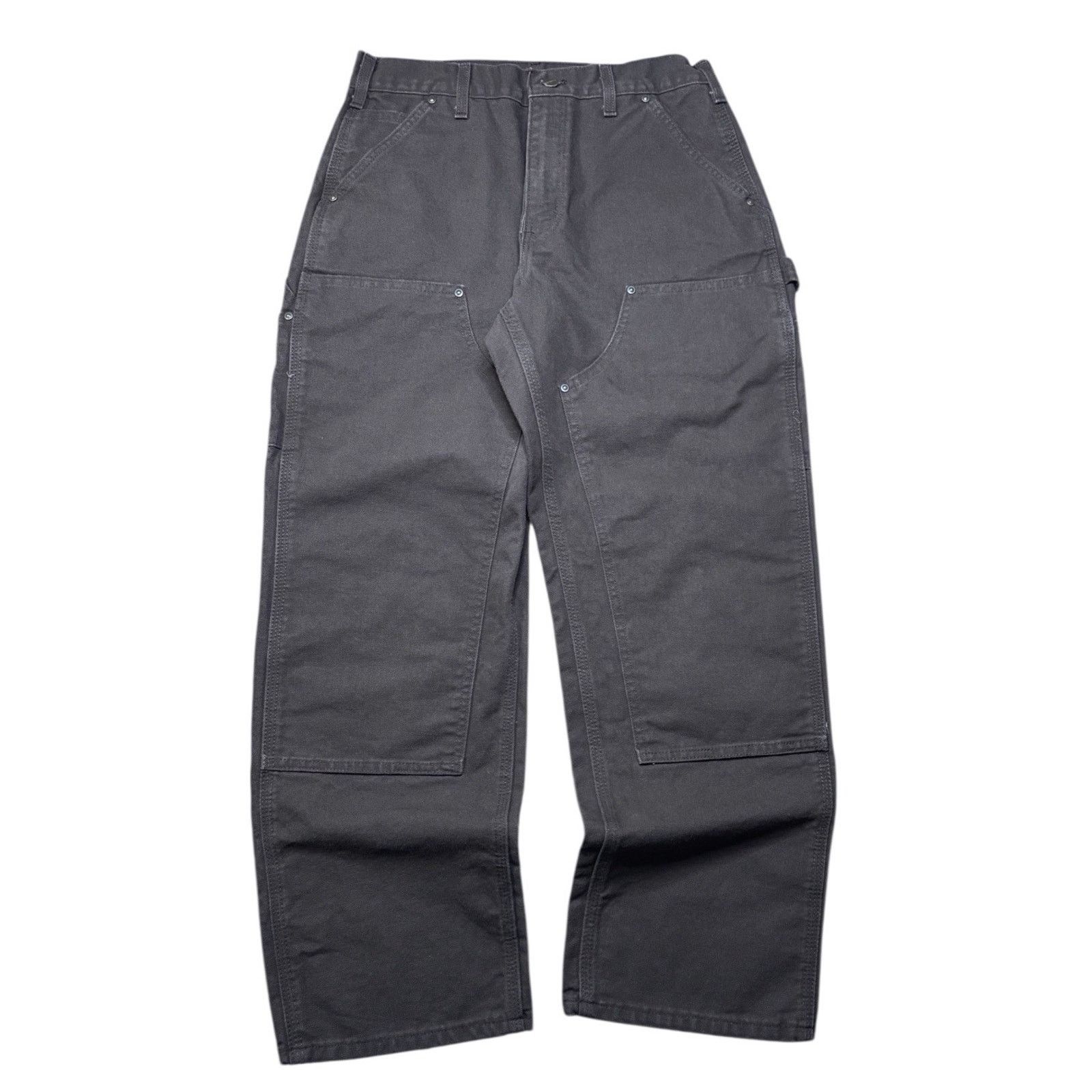 Carhartt Carhartt Pants Mens 31x29 Brown Double Knee Canvas B136 DKB Size US 31 - 1 Thumbnail