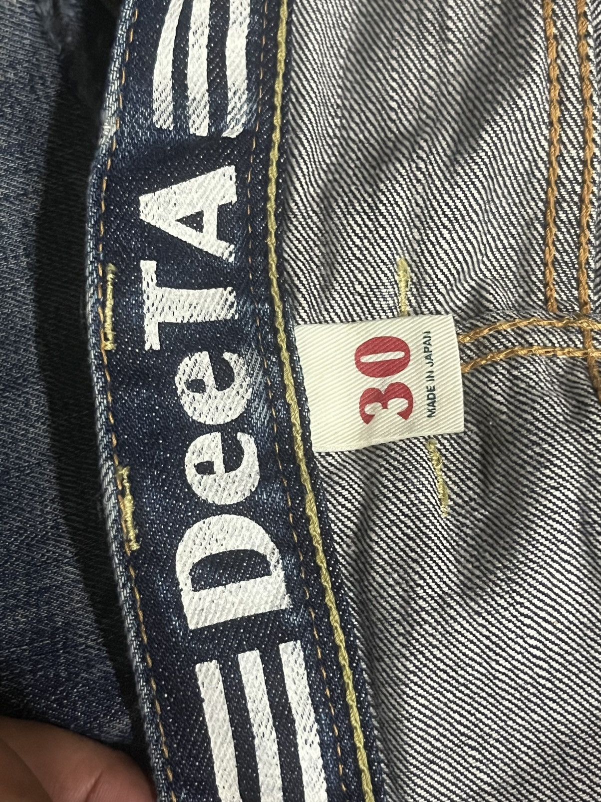 Japanese Brand ⚡️Insane⚡️Vintage Japanese DeeTA Heavy Whisker Selvedge Jeans Size US 30 / EU 46 - 24 Thumbnail