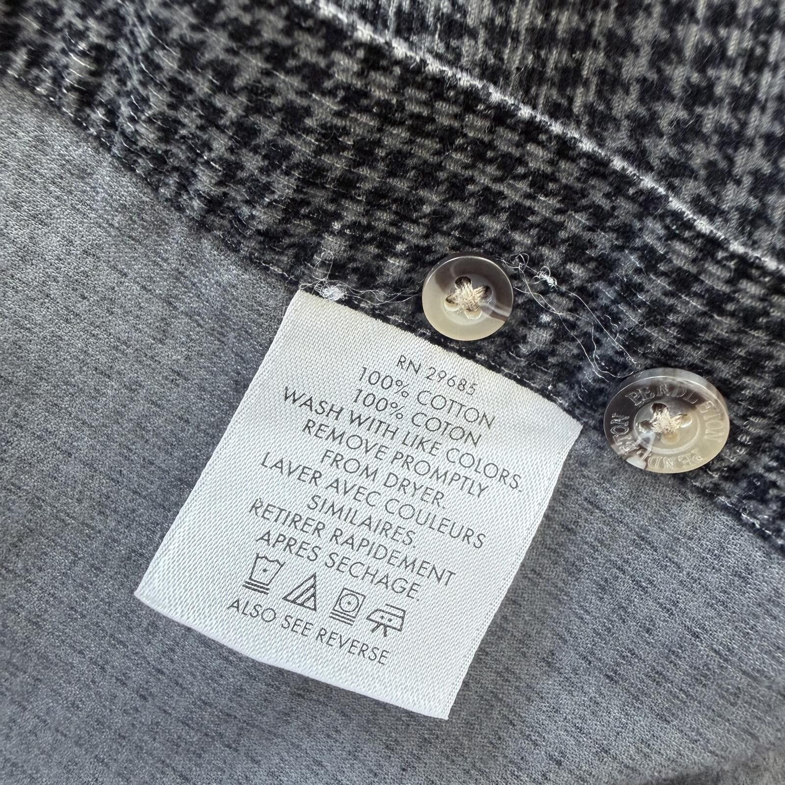 Pendleton Pendleton Long Sleeve Shirt Houndstooth Print Size M Size US M / EU 48-50 / 2 - 3 Thumbnail