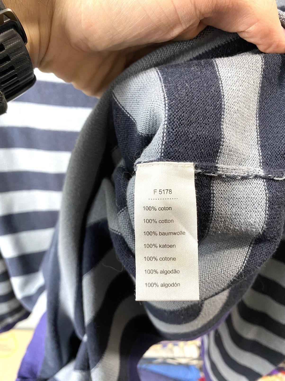 Lacoste Vintage Lacoste Striped Sweater Rugby Style Size US M / EU 48-50 / 2 - 6 Thumbnail
