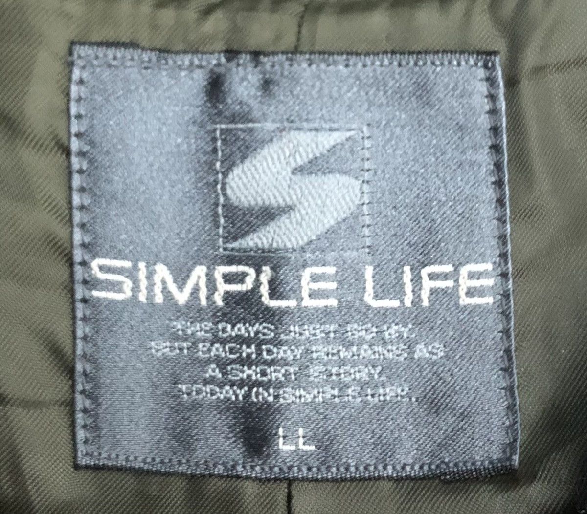 Japanese Brand × Vintage Vintage SIMPLE LIFE Two-Tone Wool Blend Bomber Jacket Size L Size US XL / EU 56 / 4 - 13 Thumbnail