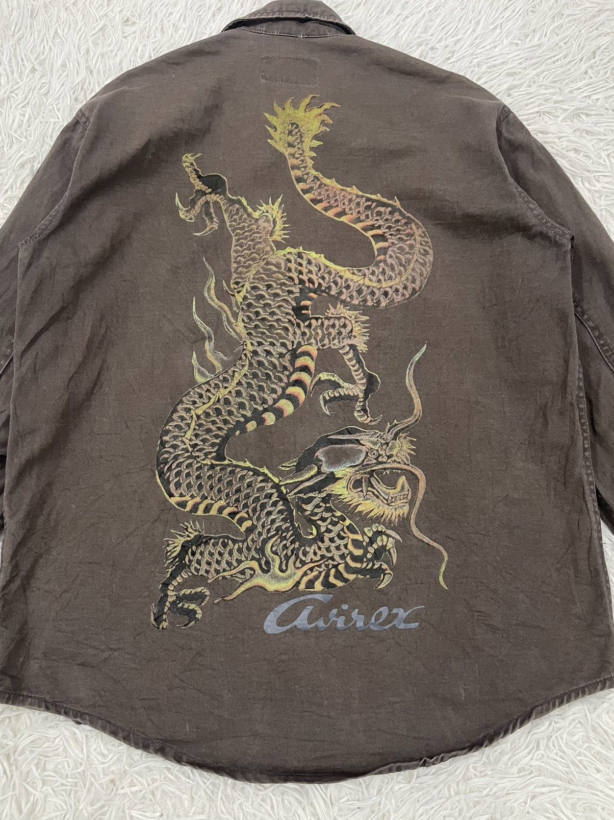 Avirex Dragon Printed Avirex Buttons Up Shirt/Jacket Size US M / EU 48-50 / 2 - 4 Thumbnail