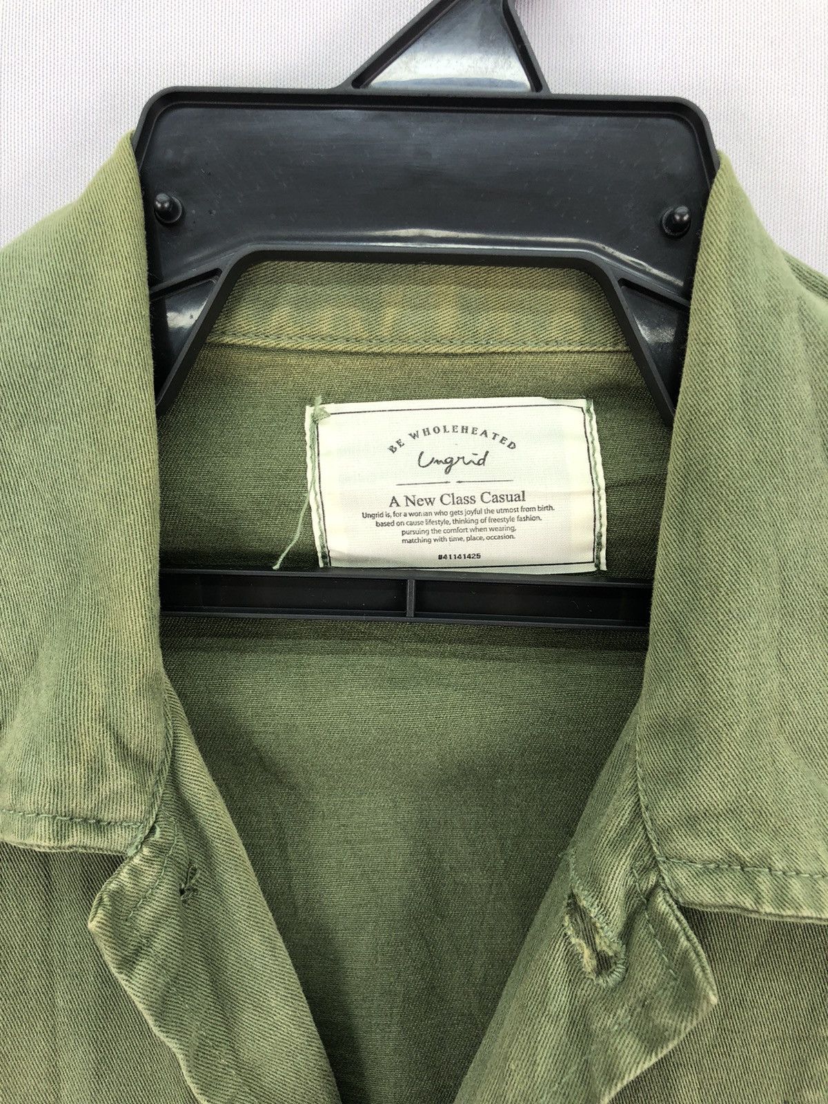 Vintage Vintage US Army OG Military Fashion Jacket by Ungrid Japan Size M / US 6-8 / IT 42-44 - 8 Thumbnail