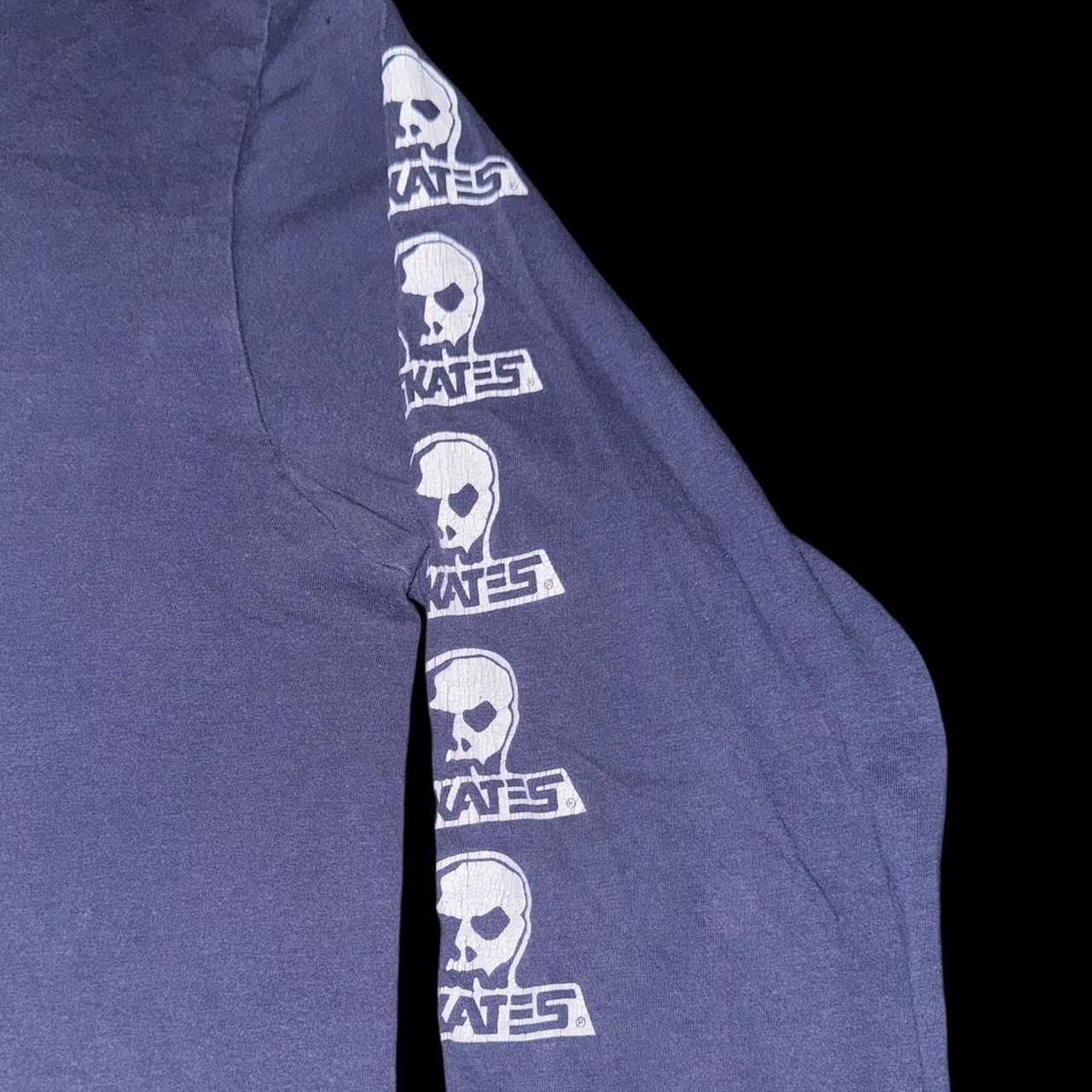 Vintage Y2K 2000s Skull Skates Salvador Dali Art Longsleeve Tee Size US S / EU 44-46 / 1 - 6 Thumbnail