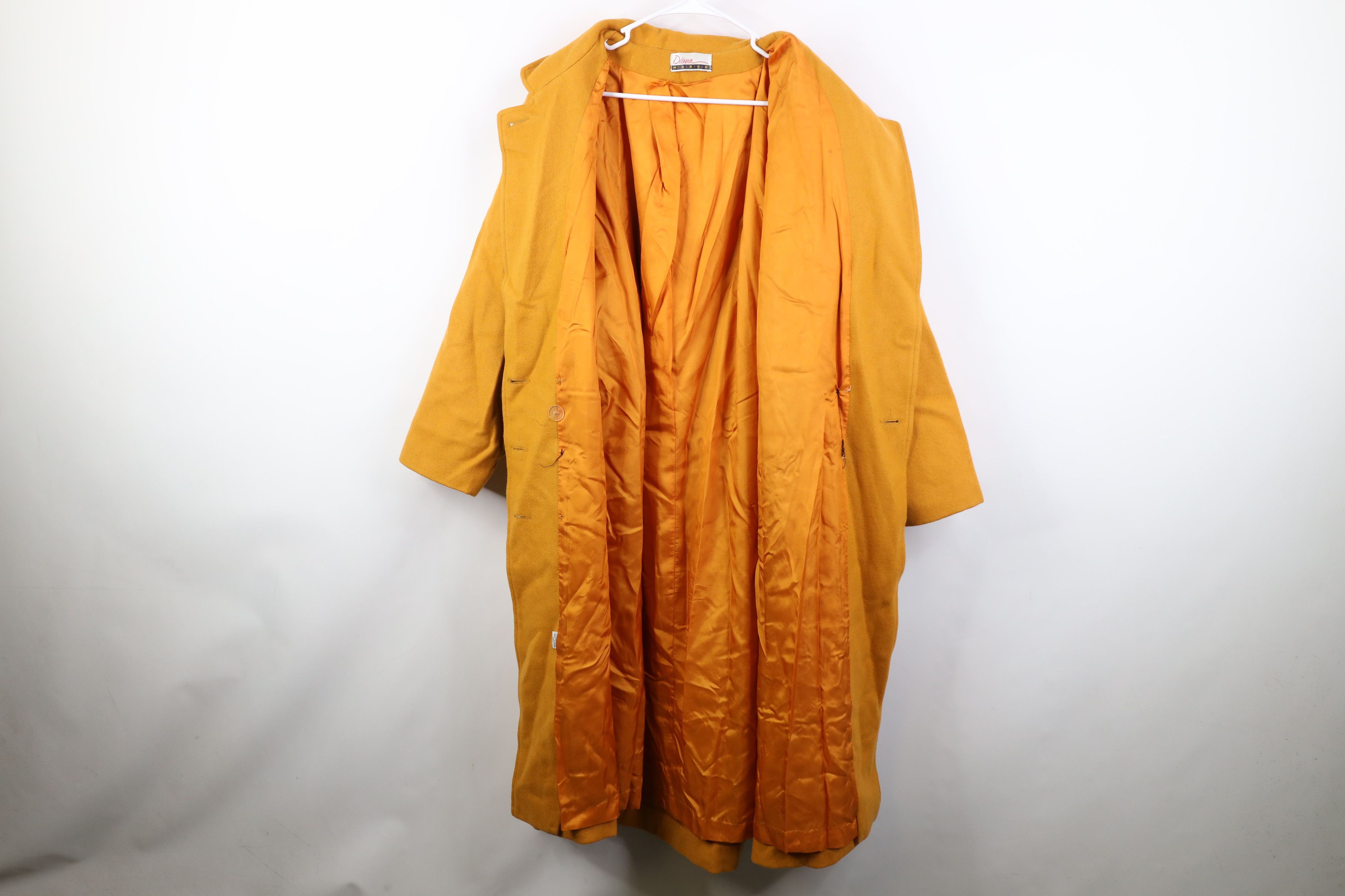 Vintage Vintage 90s Streetwear Wool Double Breasted Overcoat Jacket Size 3XL / US 20-22 - 11 Thumbnail