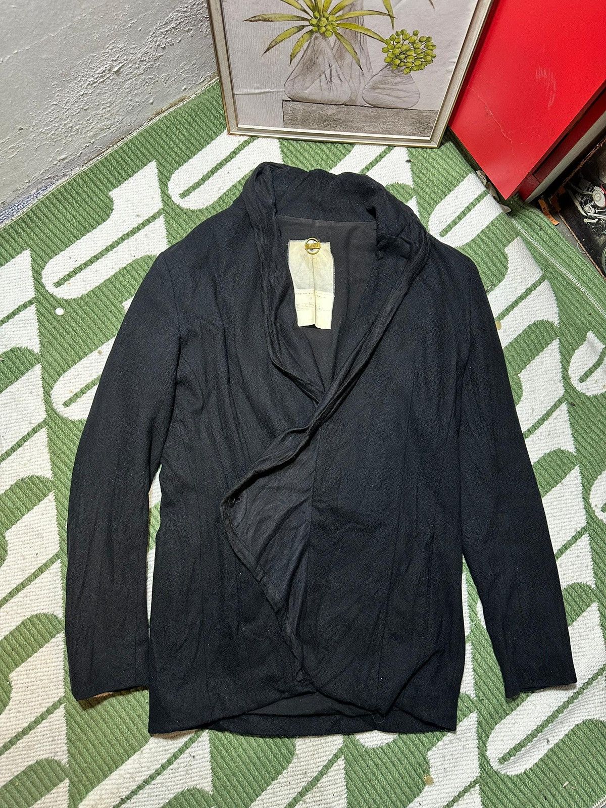 SIVA SIVA SS18 BLack Wool Jacket Size US M / EU 48-50 / 2 - 1 Thumbnail