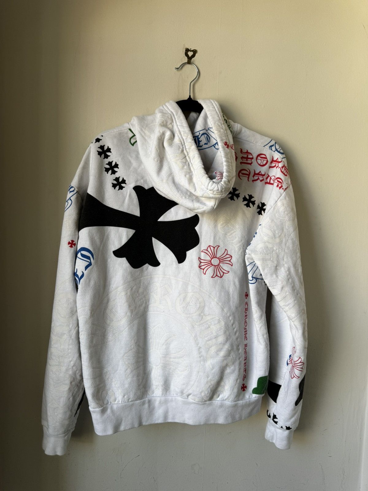 Chrome Hearts Chrome Hearts stencil multilogo hoodie Size US XS / EU 42 / 0 - 2 Thumbnail