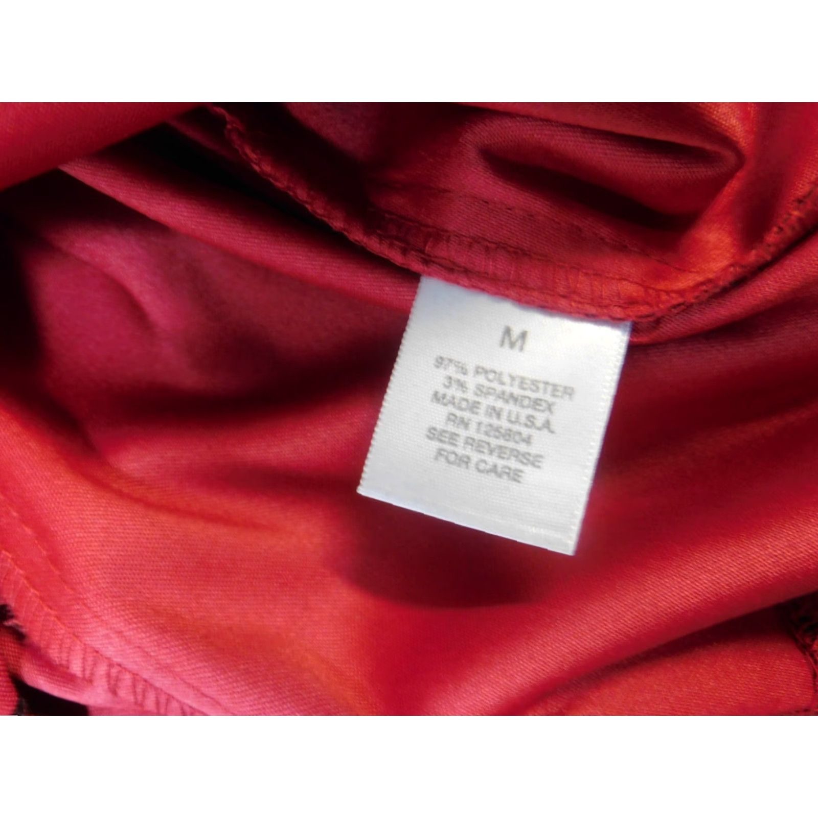 Vintage Dressbarn Blazer Jacket Womens M Red Floral Long Sleeve Lightweight Polyester Casual Business Size M / US 6-8 / IT 42-44 - 5 Thumbnail