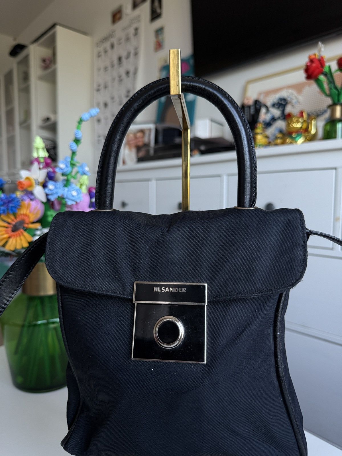 Designer × Jil Sander Jil Sander black crossbody bag designer luxury streetwear y2k Size ONE SIZE - 3 Thumbnail