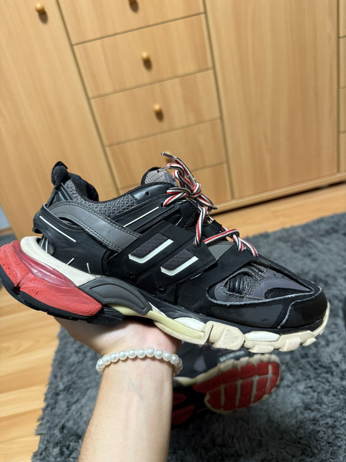 Balenciaga Balenciaga Track Trainer - bred Size US 7 / EU 40 - 2 Thumbnail