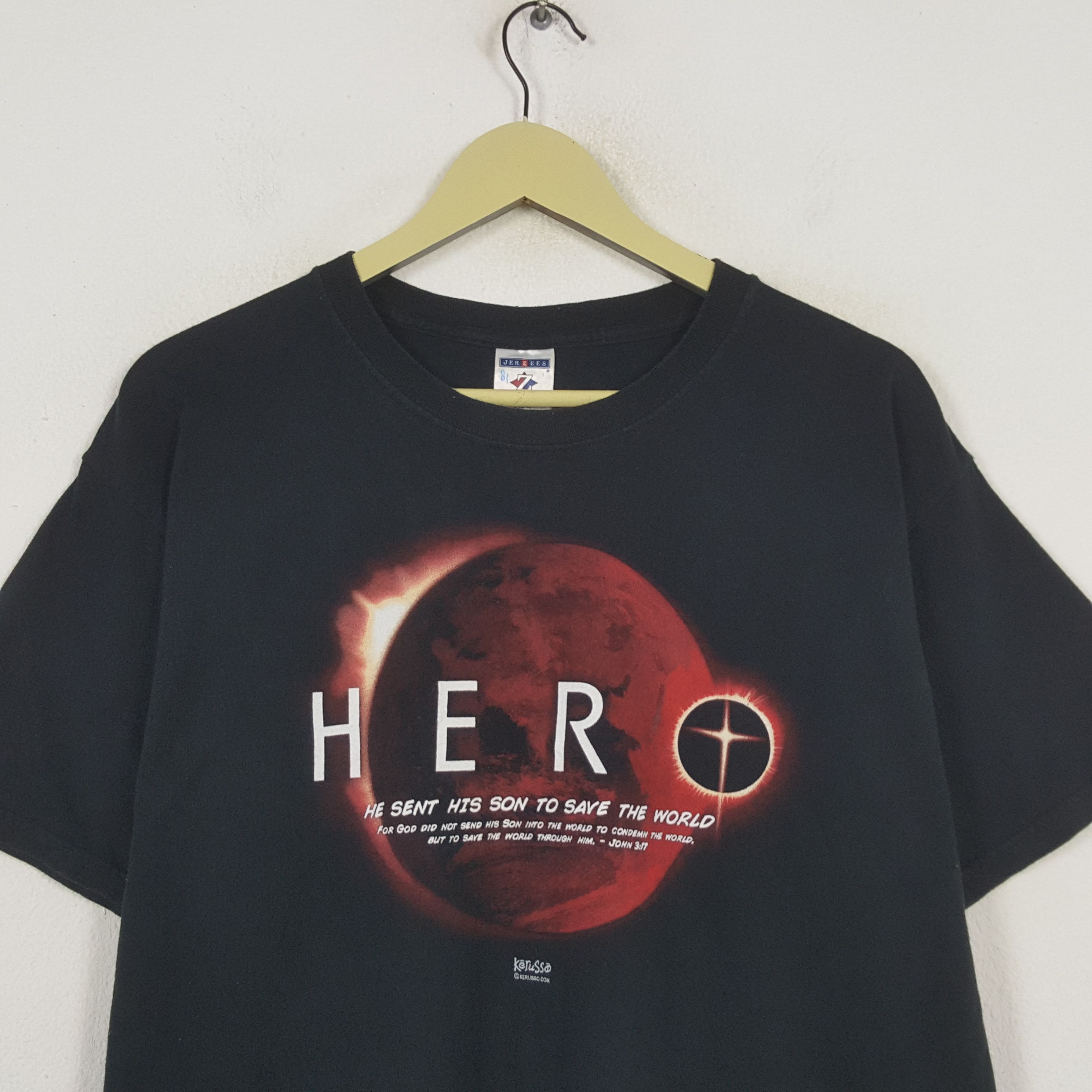 Designer × Vintage Vintage Hero Movie T-shirt Size US L / EU 52-54 / 3 - 2 Thumbnail