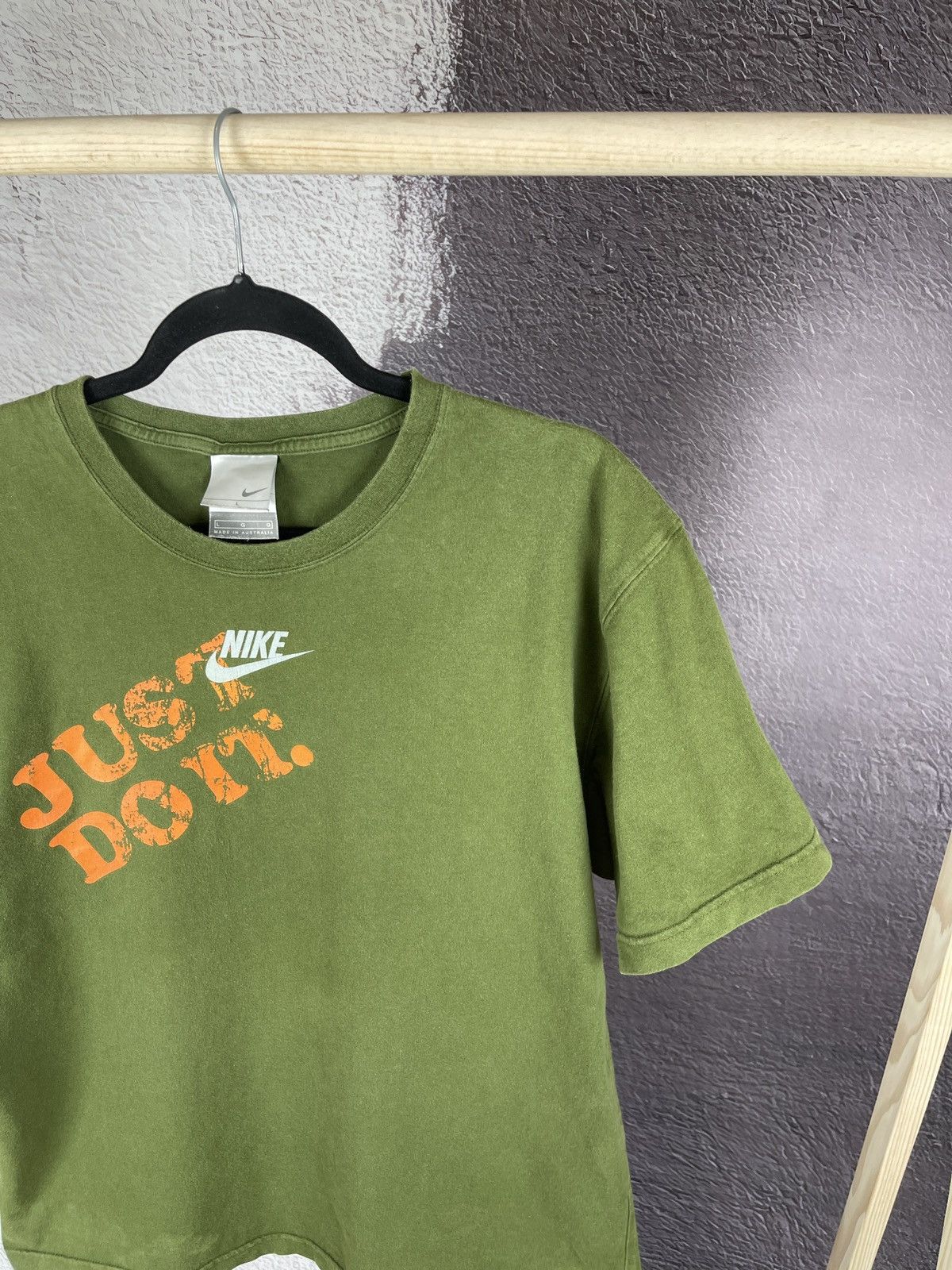 Nike × Vintage Nike vintage 90s y2k logo just do it made in Australia tee Size US L / EU 52-54 / 3 - 4 Thumbnail