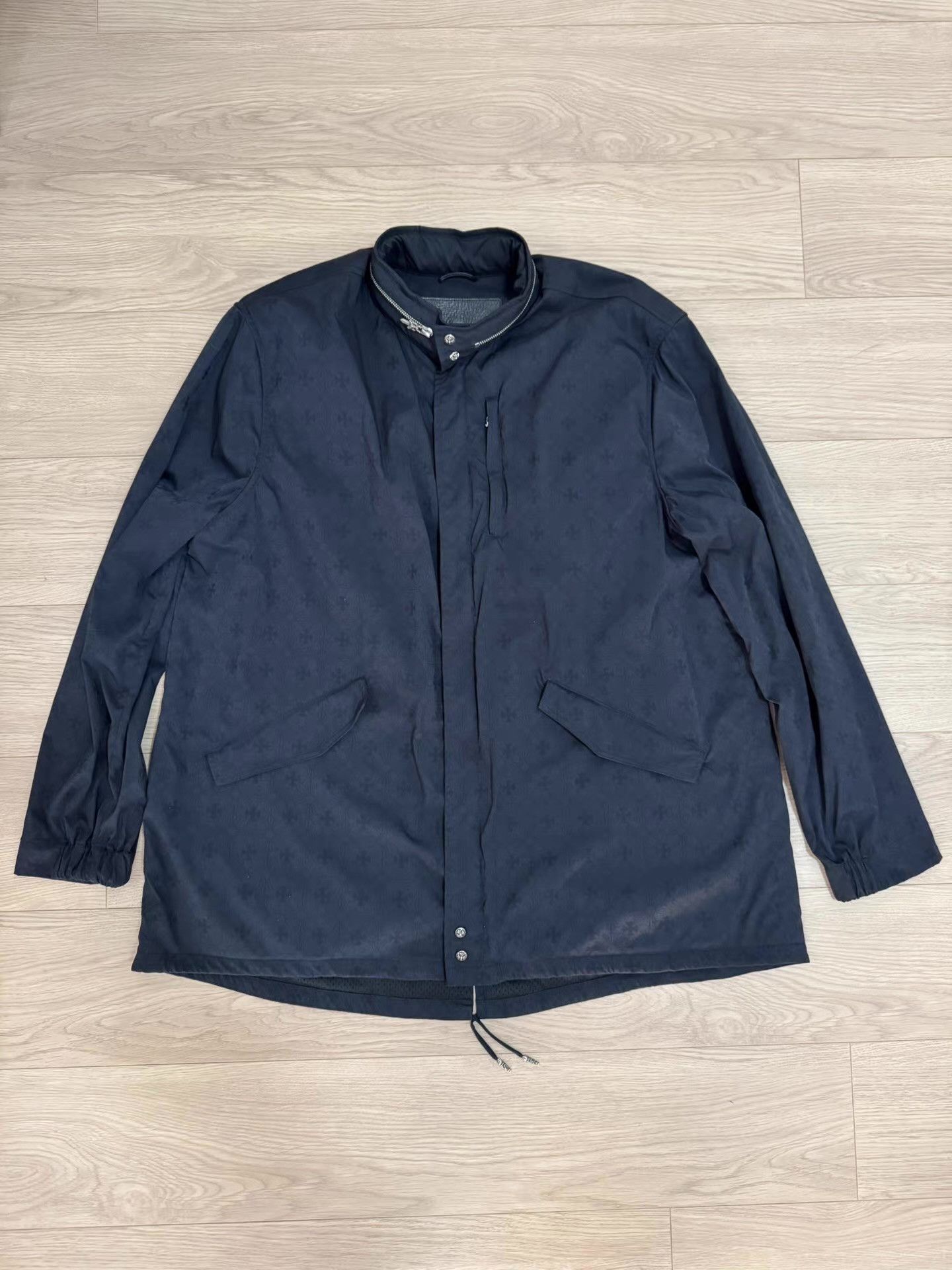 Chrome Hearts Chrome Hearts Jacquard Windbreaker Trench Coat Q14 Size US XL / EU 56 / 4 - 1 Thumbnail