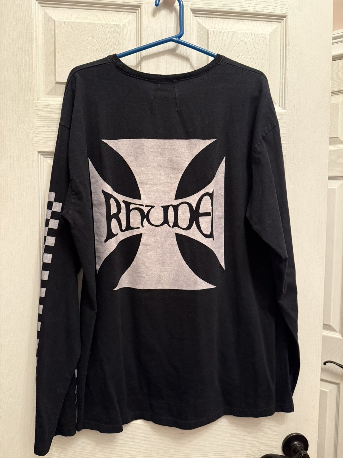 Rhude Rhude Classic Checkers Long Sleeve T-Shirt Size US S / EU 44-46 / 1 - 2 Thumbnail