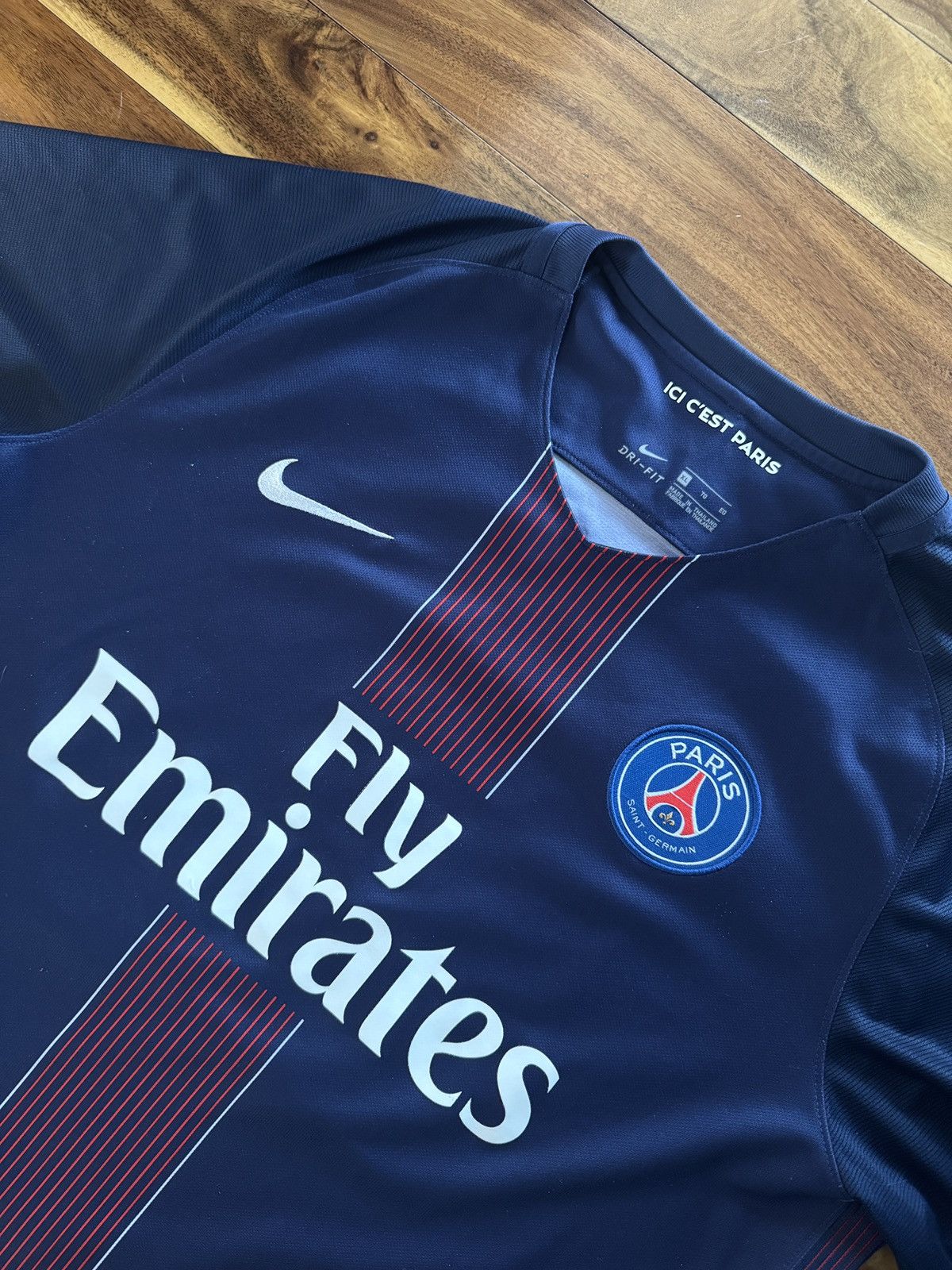 Nike PSG Paris Saint-Germain Nike 2016 2017 Season Jersey Size US XL / EU 56 / 4 - 2 Thumbnail