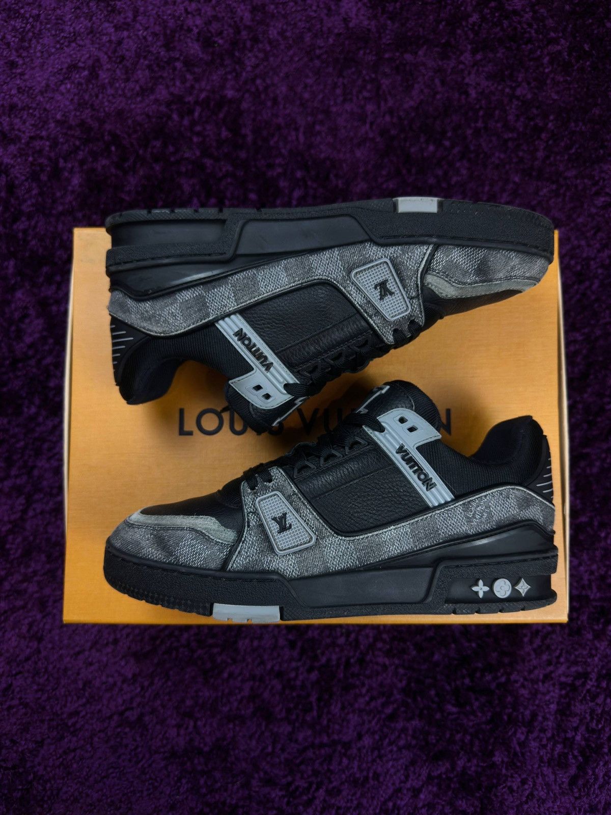 Louis Vuitton Louis Vuitton Trainer Black/Grey Size US 6.5 / EU 39-40 - 3 Thumbnail