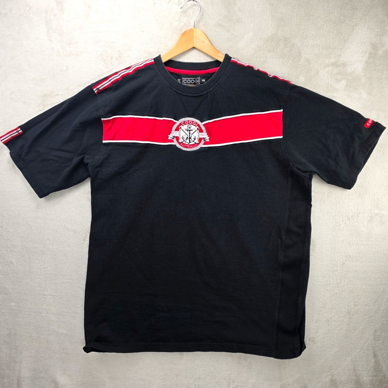 Coogi Vintage Coogi Australia Anchor T-Shirt 3XL Rap Hip Hop Y2K Size US XXL / EU 58 / 5 - 1 Thumbnail