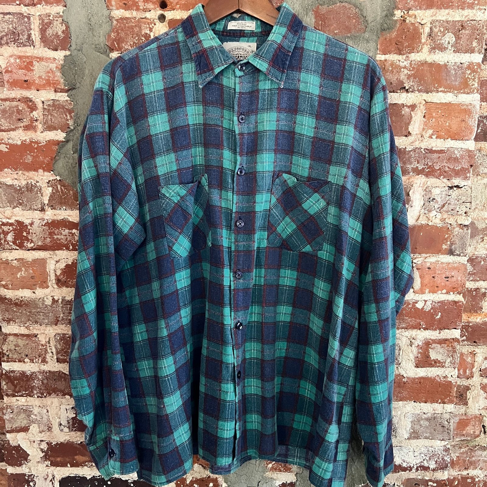 Vintage VTG Saugatuck Men's Flannel Shirt XL 25x29 Size US XL / EU 56 / 4 - 2 Thumbnail
