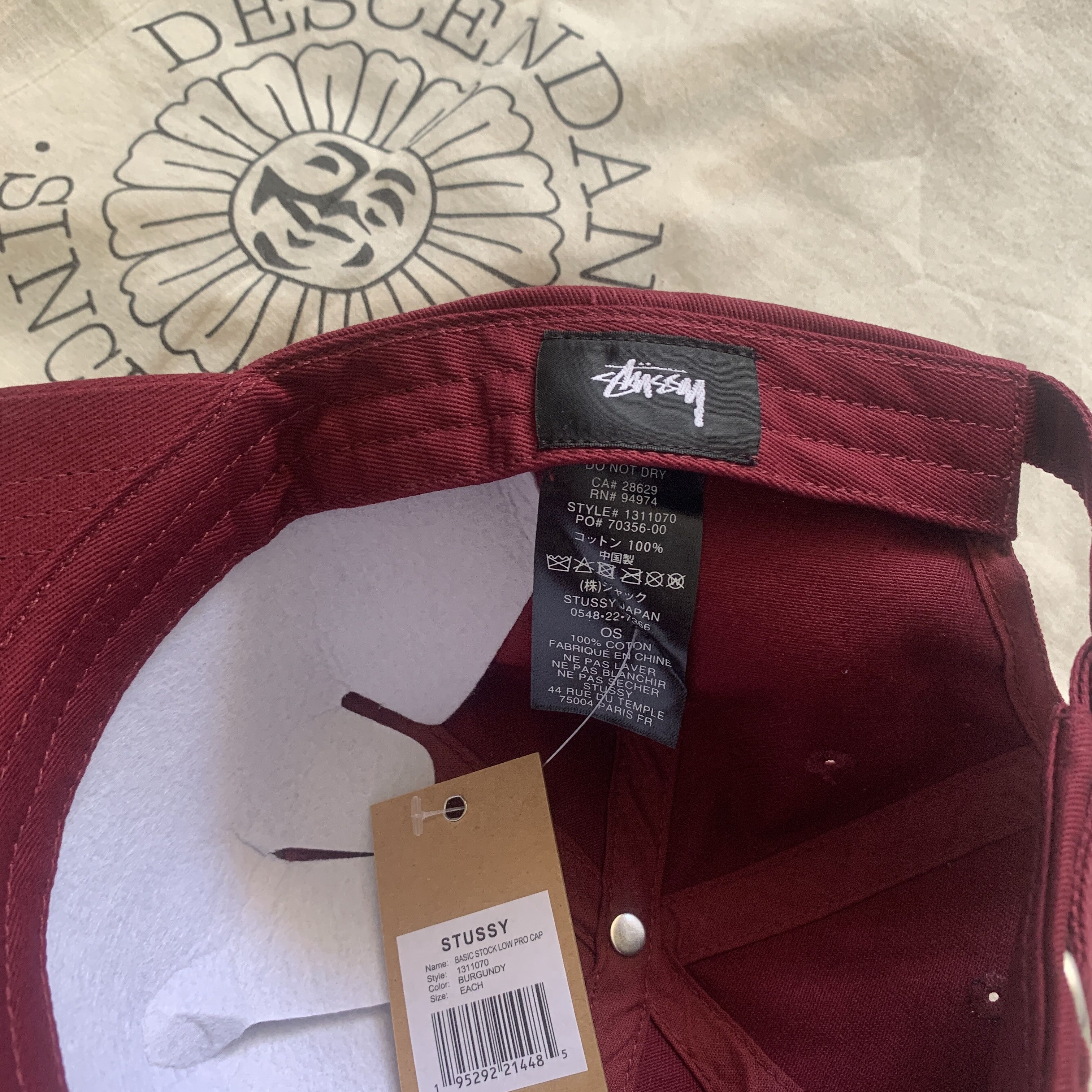 Stussy Stussy basic stock low pro cap Size ONE SIZE - 5 Thumbnail