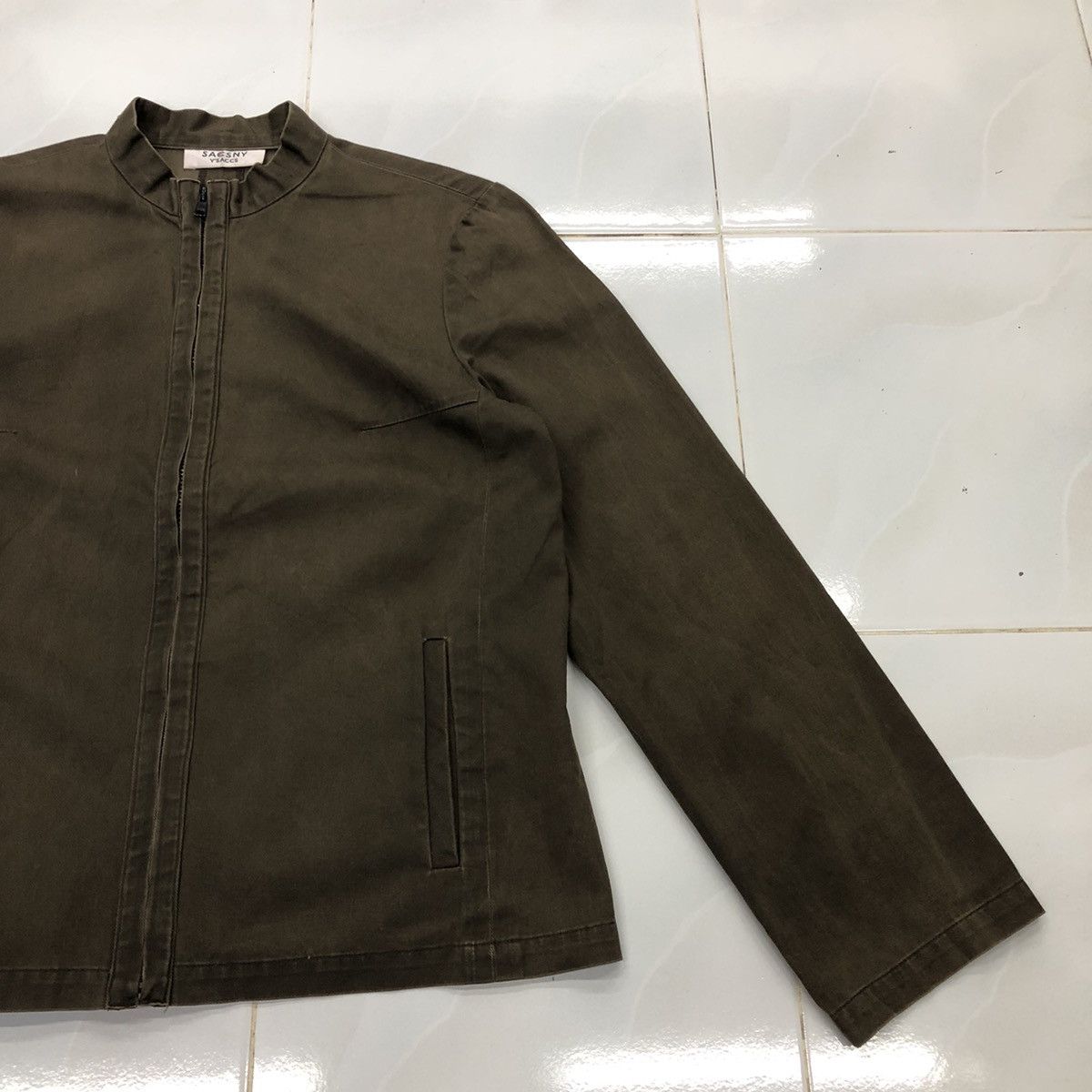 Yohji Yamamoto By Yohji Yamamoto, Y’Saccs Army Green Light Jacket Size US S / EU 44-46 / 1 - 6 Thumbnail