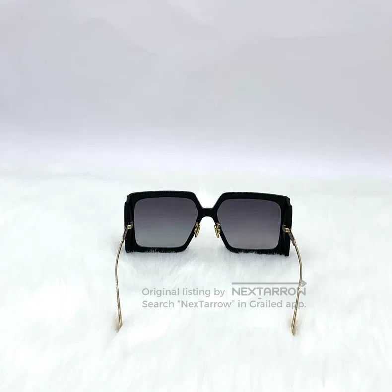 Dior Dior Black alloy logo letter square frame sunglasses sungl Size ONE SIZE - 2 Thumbnail