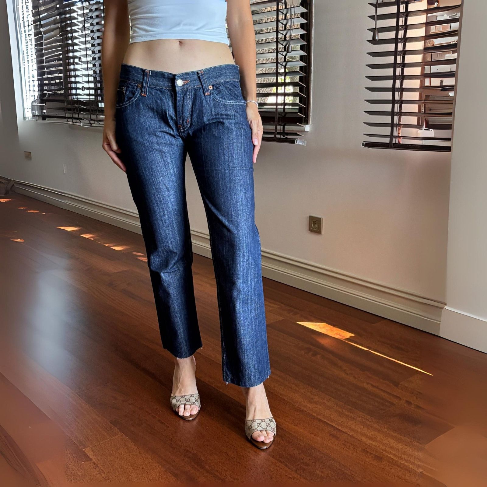 Levi's Levi's 507 W33 L34 USA 1996 Dark Wash Vintage Red Tab Jeans Size US 33 - 1 Thumbnail