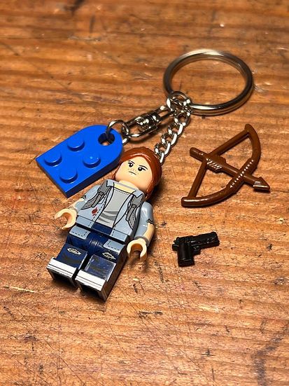 LEGO the last of us 2 minifigure matching keychain ellie Abby Size ONE SIZE - 3 Thumbnail