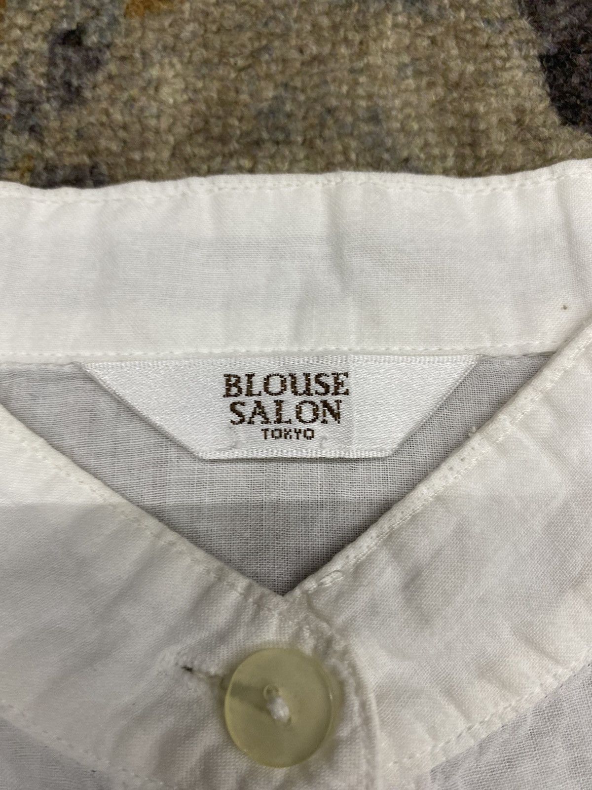 If Six Was Nine × Issey Miyake × Japanese Brand issey miyake style japanese blouse salon tokyo bandana holes Size US S / EU 44-46 / 1 - 8 Thumbnail