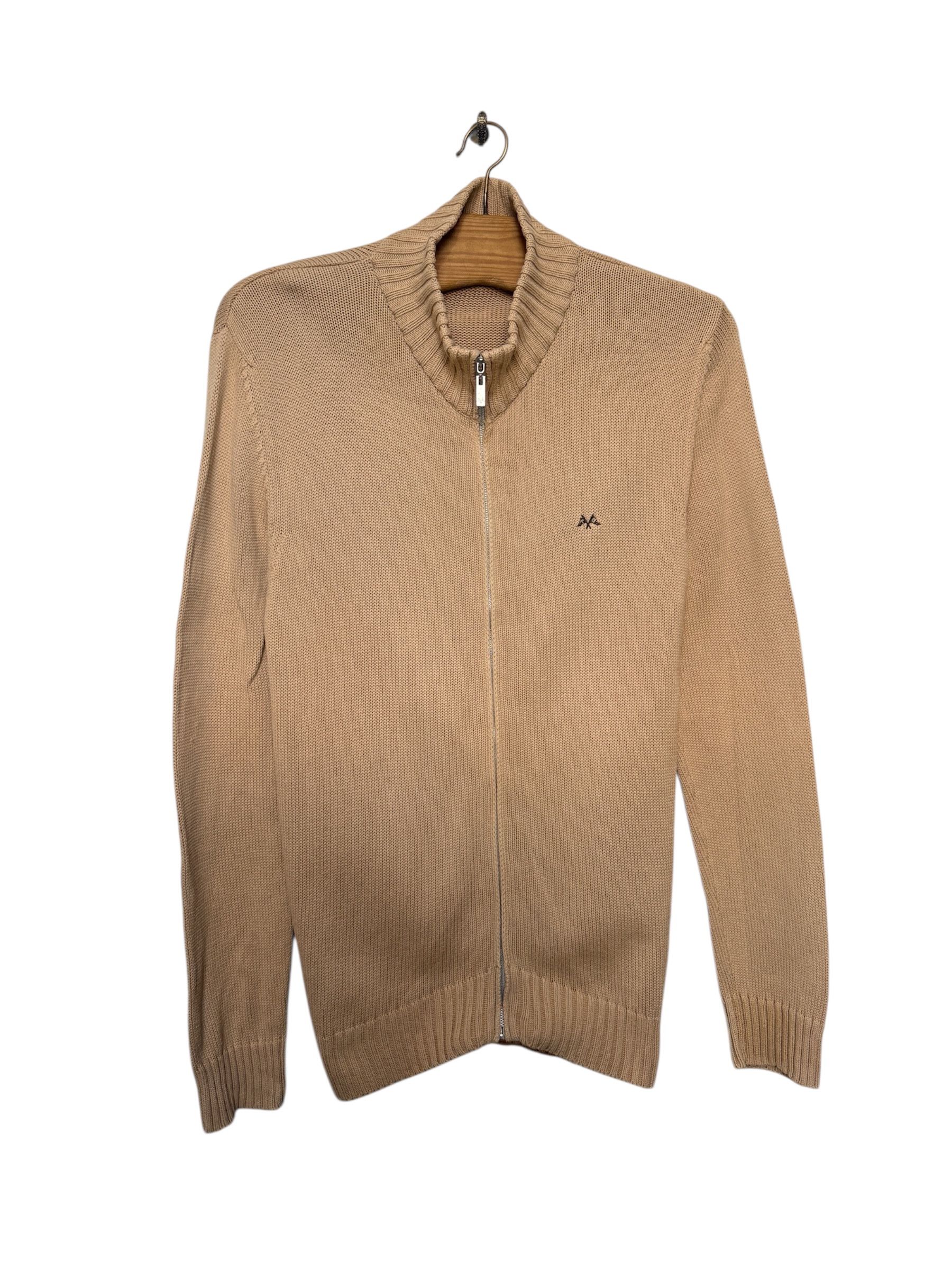 TB Burberry vintage zip up jacket sweater size xl cotton