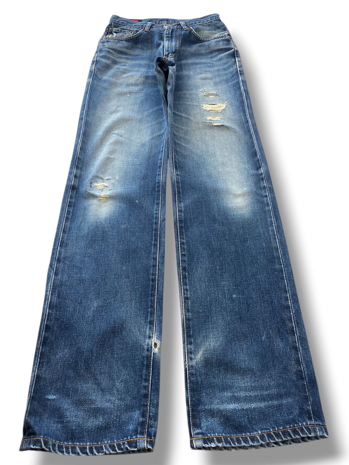 Edwin Edwin 503 Faded Wash Style Regular Leg Jeans Size US 27 - 1 Thumbnail