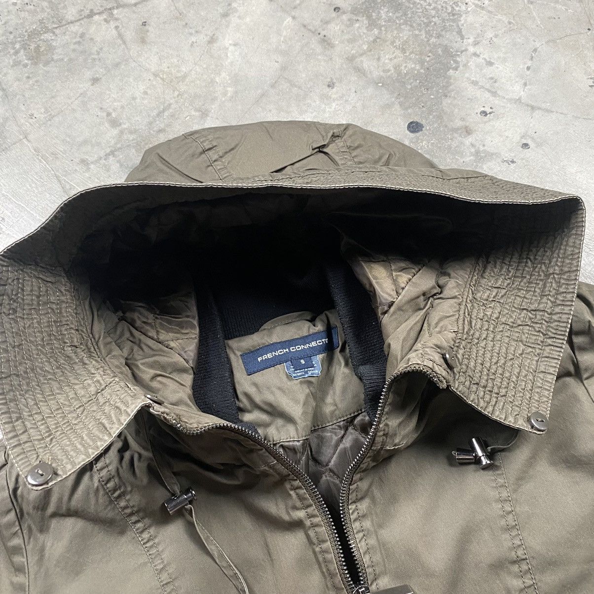 FCUK × French Connection Rare French Connection Hooded Crop Zip Up Jacket Size S / US 4 / IT 40 - 6 Thumbnail