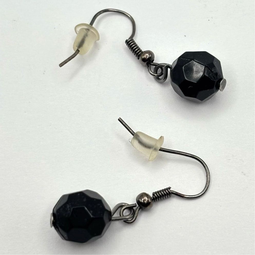 Other Black Beaded Earrings Size ONE SIZE - 3 Thumbnail